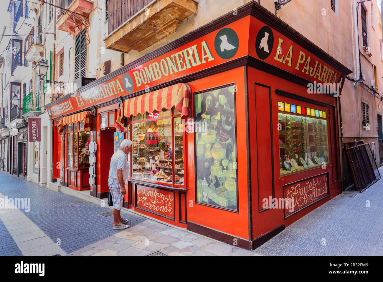 La Pajarita, bomboneria, Palma,Mallorca, Islas Baleares, Spagna, Europa. Foto Stock