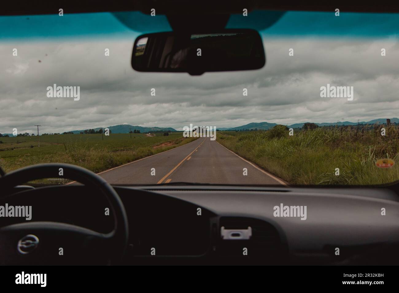 concetto di viaggio in auto Foto Stock