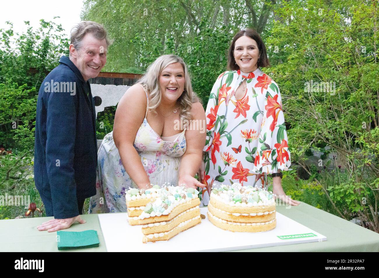 Londra, Regno Unito. 22nd maggio, 2023. Jason Flemyng, Laura Adlington e Elizabeth Day celebrano il 70th° anniversario della carità dei Samaritani. Credit: Anna Watson/Alamy Live News Foto Stock