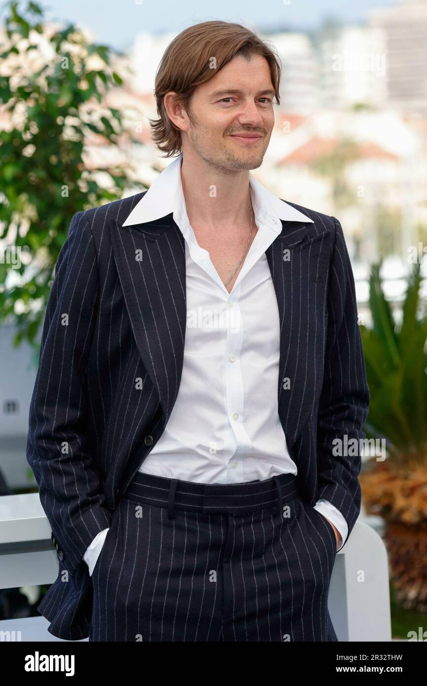 Sam Riley si presenta alla fotocellula Firebrand durante il Festival del Cinema di Cannes del 76th al Palais des Festivals di Cannes, in Francia, il 22 maggio 2023. Foto Stock