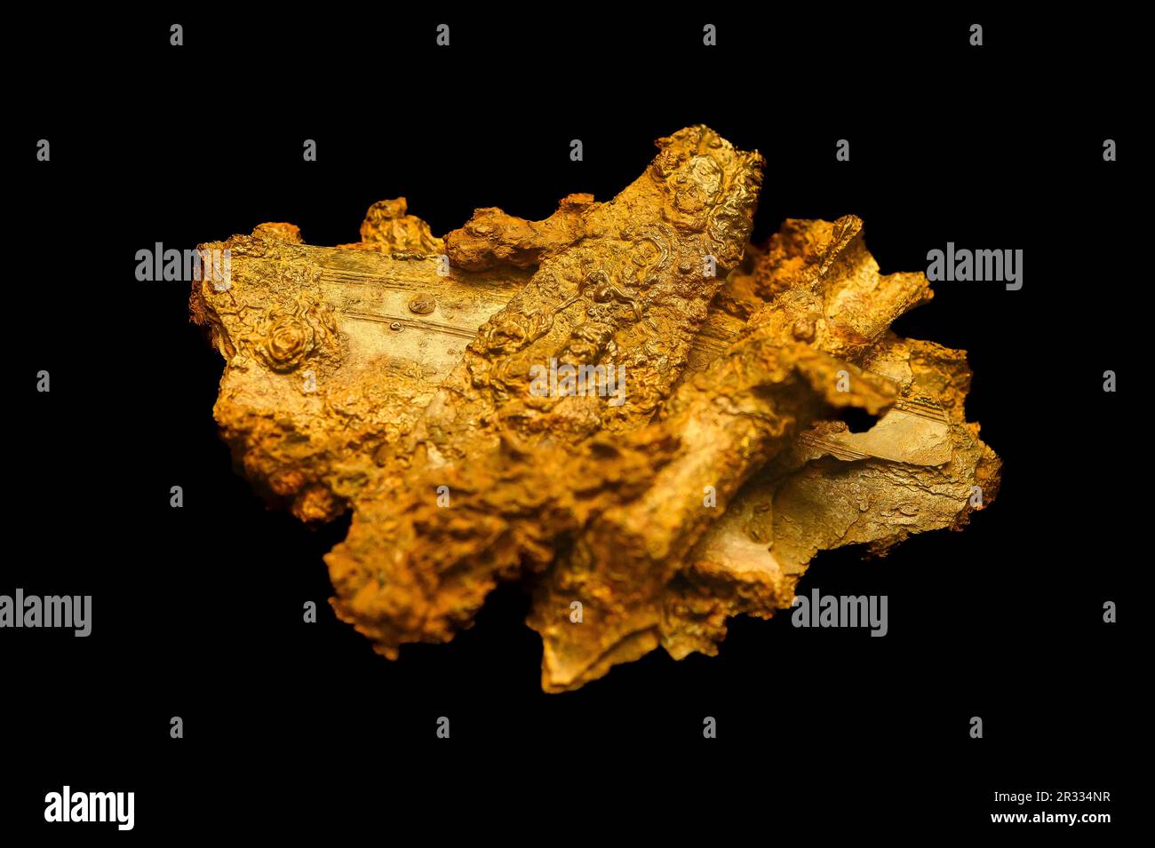 Oggetti archeologici antichi nel museo MARQ, Alicante, Spagna Foto Stock