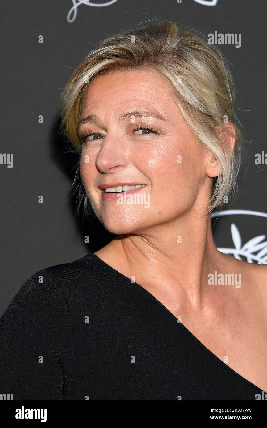 Cannes, Francia. 21st maggio, 2023. Anne Elisabeth Lemoine - 2023 'Kering Women in Motion Award' durante il 76th° festival annuale del cinema di Cannes, il 21 maggio 2023 a Cannes, Francia. (Foto di Lionel Urman/Sipa USA) Credit: Sipa USA/Alamy Live News Foto Stock