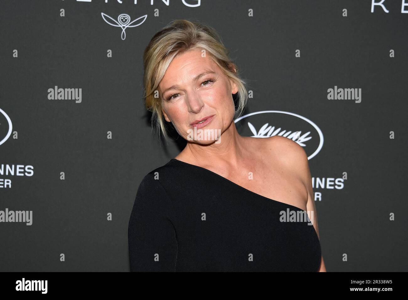 Cannes, Francia. 21st maggio, 2023. Anne Elisabeth Lemoine - 2023 'Kering Women in Motion Award' durante il 76th° festival annuale del cinema di Cannes, il 21 maggio 2023 a Cannes, Francia. (Foto di Lionel Urman/Sipa USA) Credit: Sipa USA/Alamy Live News Foto Stock