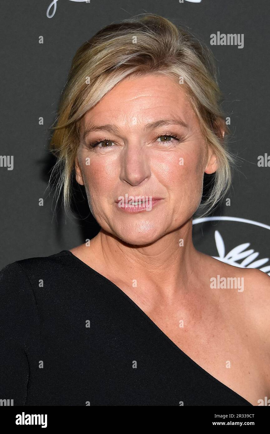 Cannes, Francia. 21st maggio, 2023. Anne Elisabeth Lemoine - 2023 'Kering Women in Motion Award' durante il 76th° festival annuale del cinema di Cannes, il 21 maggio 2023 a Cannes, Francia. (Foto di Lionel Urman/Sipa USA) Credit: Sipa USA/Alamy Live News Foto Stock