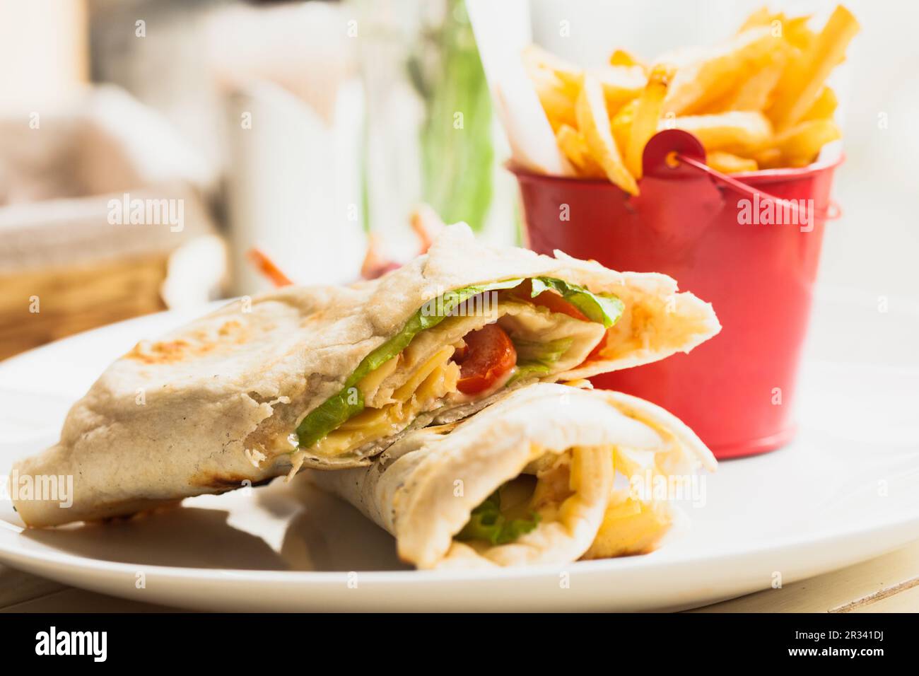 Panino Pita Foto Stock