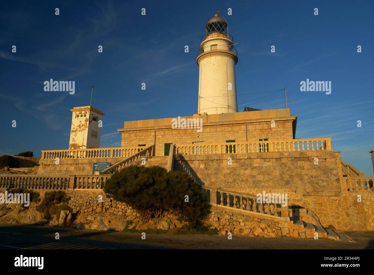 Faro de Formentor (1863). Cap de Formentor.Pollença.Mallorca.Baleares.España. Foto Stock