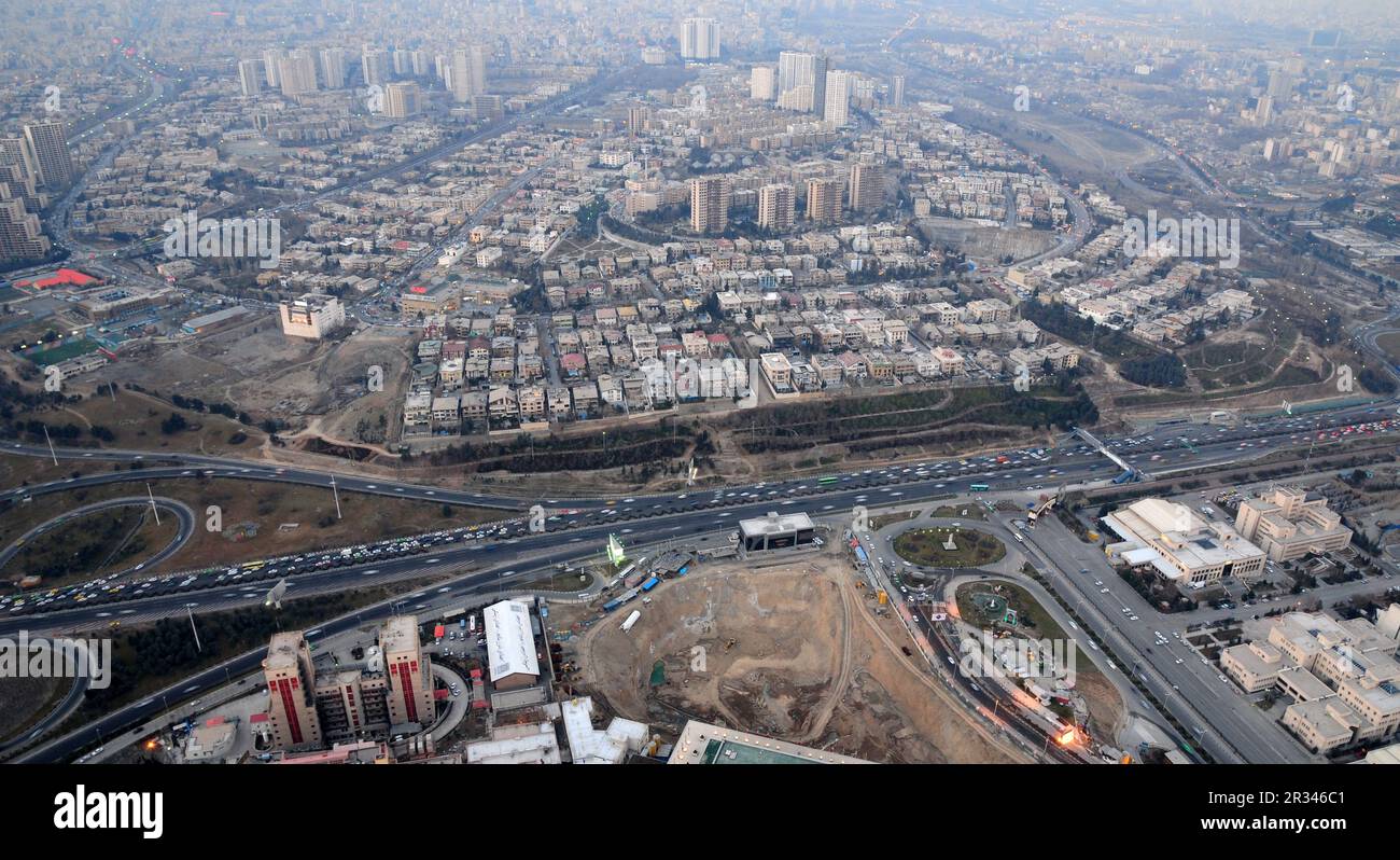 Teheran, la capitale dell'Iran Foto Stock