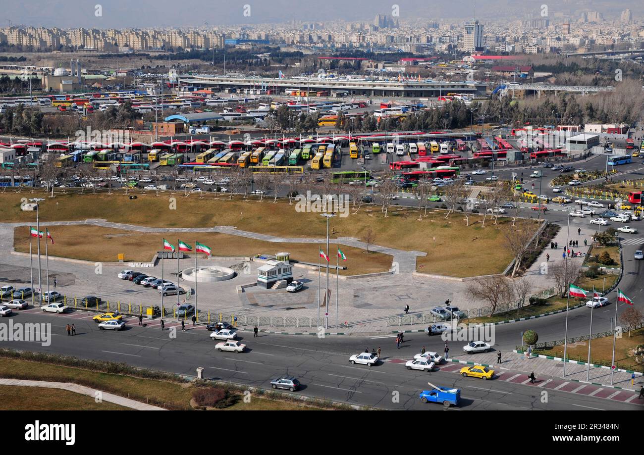 Teheran, la capitale dell'Iran Foto Stock