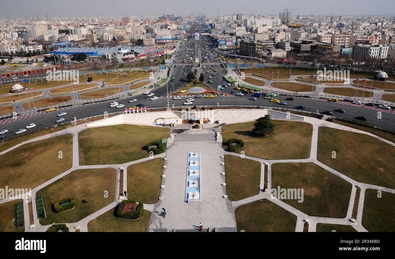 Teheran, la capitale dell'Iran Foto Stock