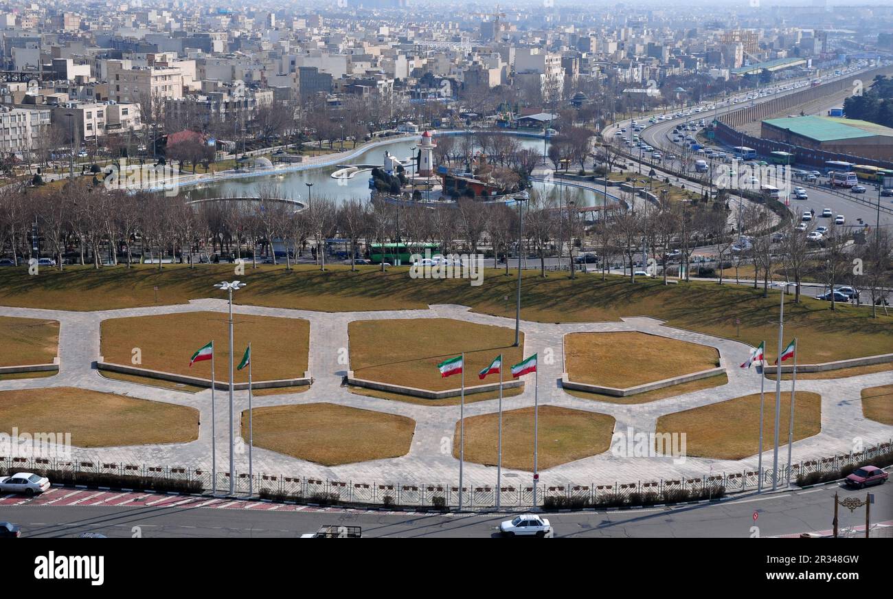 Teheran, la capitale dell'Iran Foto Stock