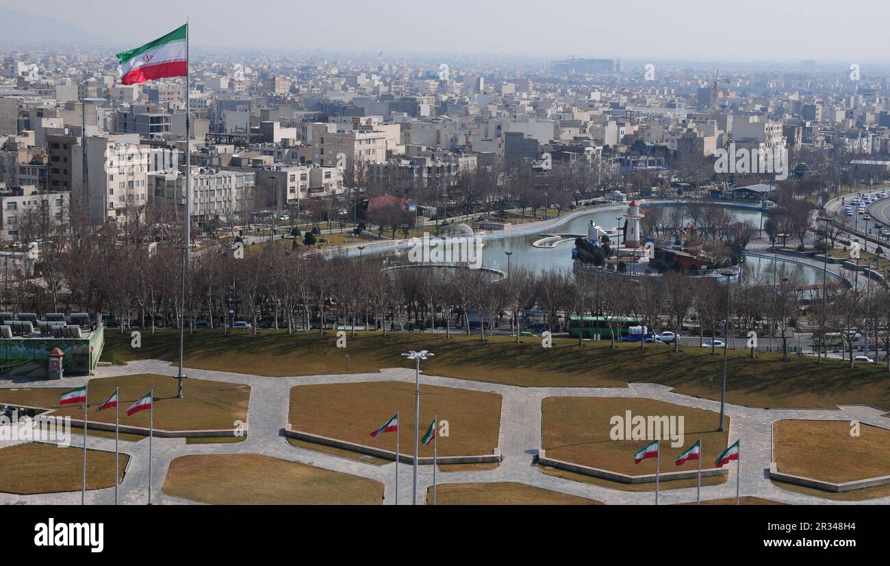 Teheran, la capitale dell'Iran Foto Stock