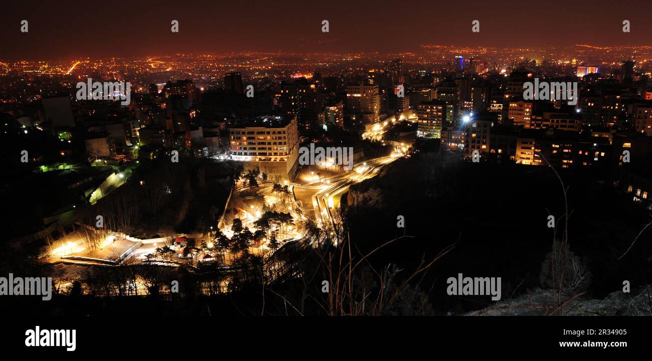 Teheran, la capitale dell'Iran Foto Stock