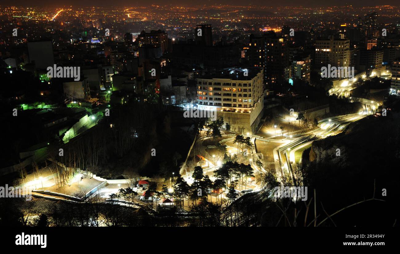 Teheran, la capitale dell'Iran Foto Stock
