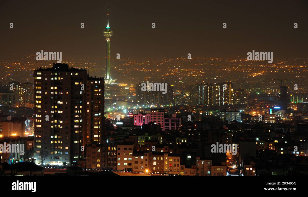Teheran, la capitale dell'Iran Foto Stock