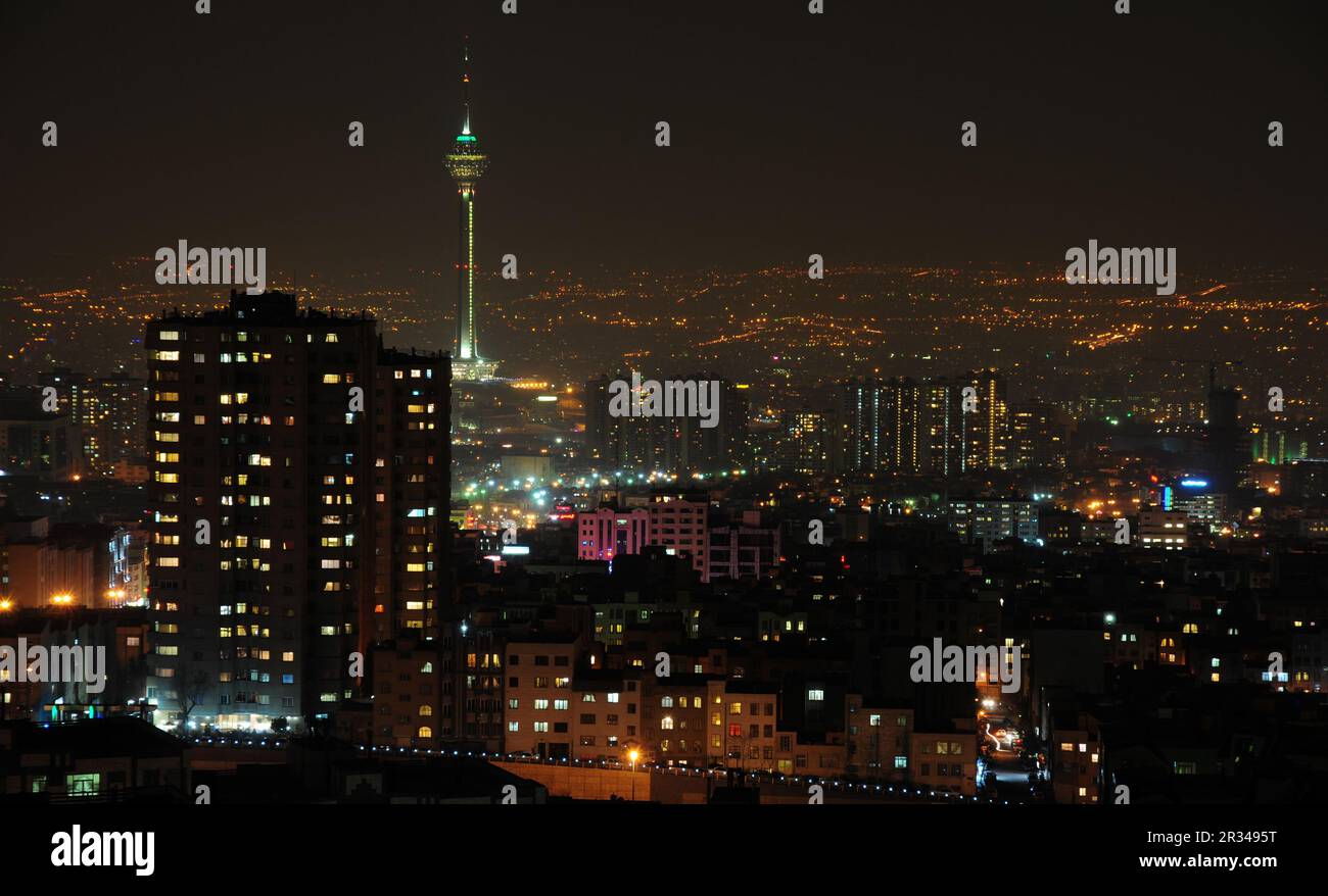 Teheran, la capitale dell'Iran Foto Stock