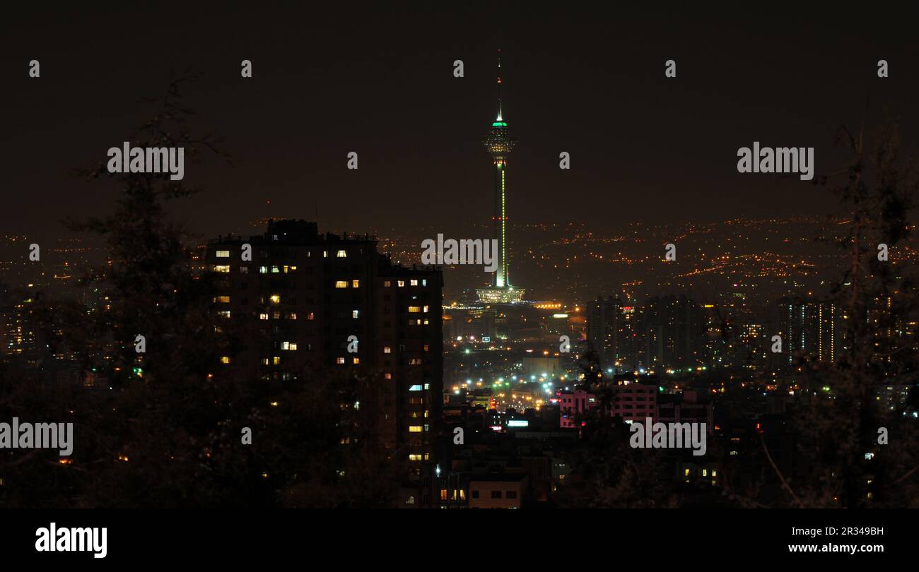 Teheran, la capitale dell'Iran Foto Stock