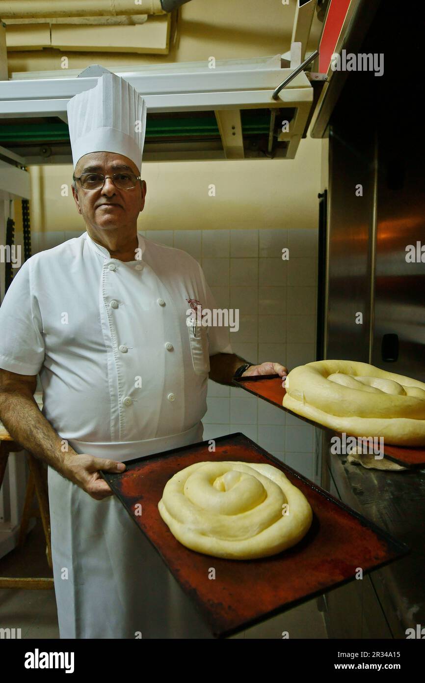 Francesc Pomar.Forn de può Pomar.Mallorca.Islas Baleares. España. Foto Stock