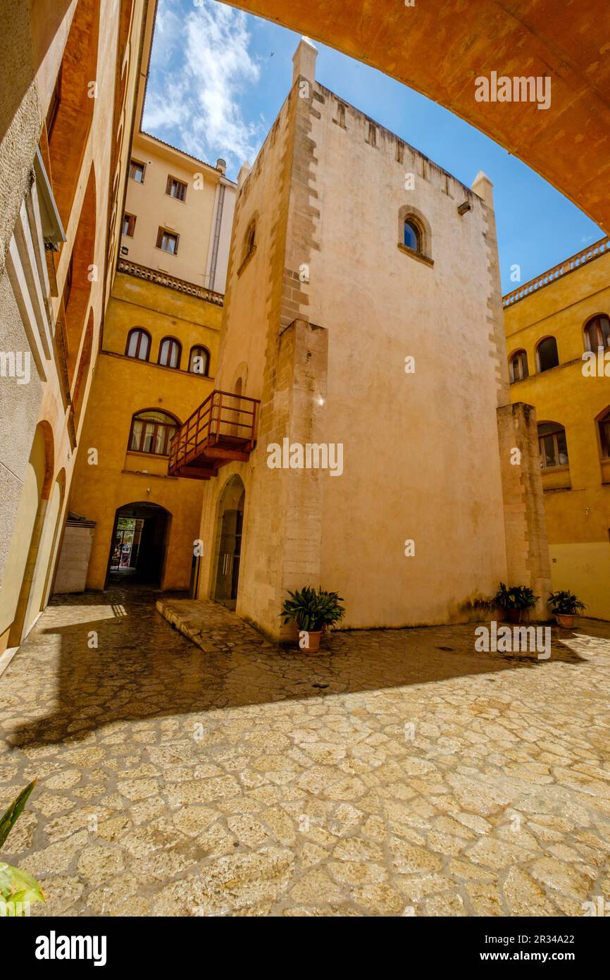 Torre del Palau, Manacor, Maiorca, isole Baleari, Spagna. Foto Stock