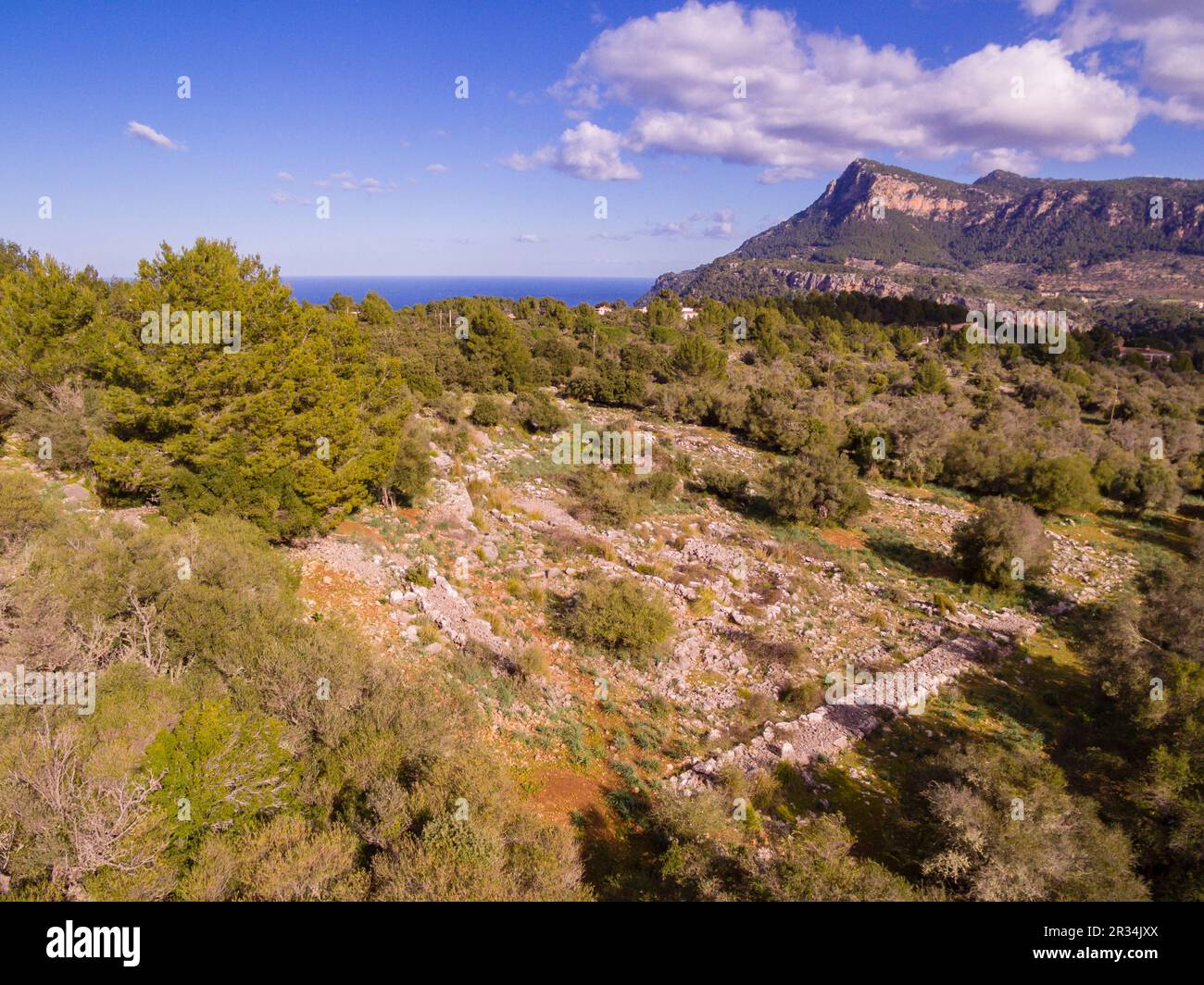 Son Ferrandell-Son Oleza, i milenio a C., Valldemossa, Mallorca, Isole Baleari, spagna. Foto Stock
