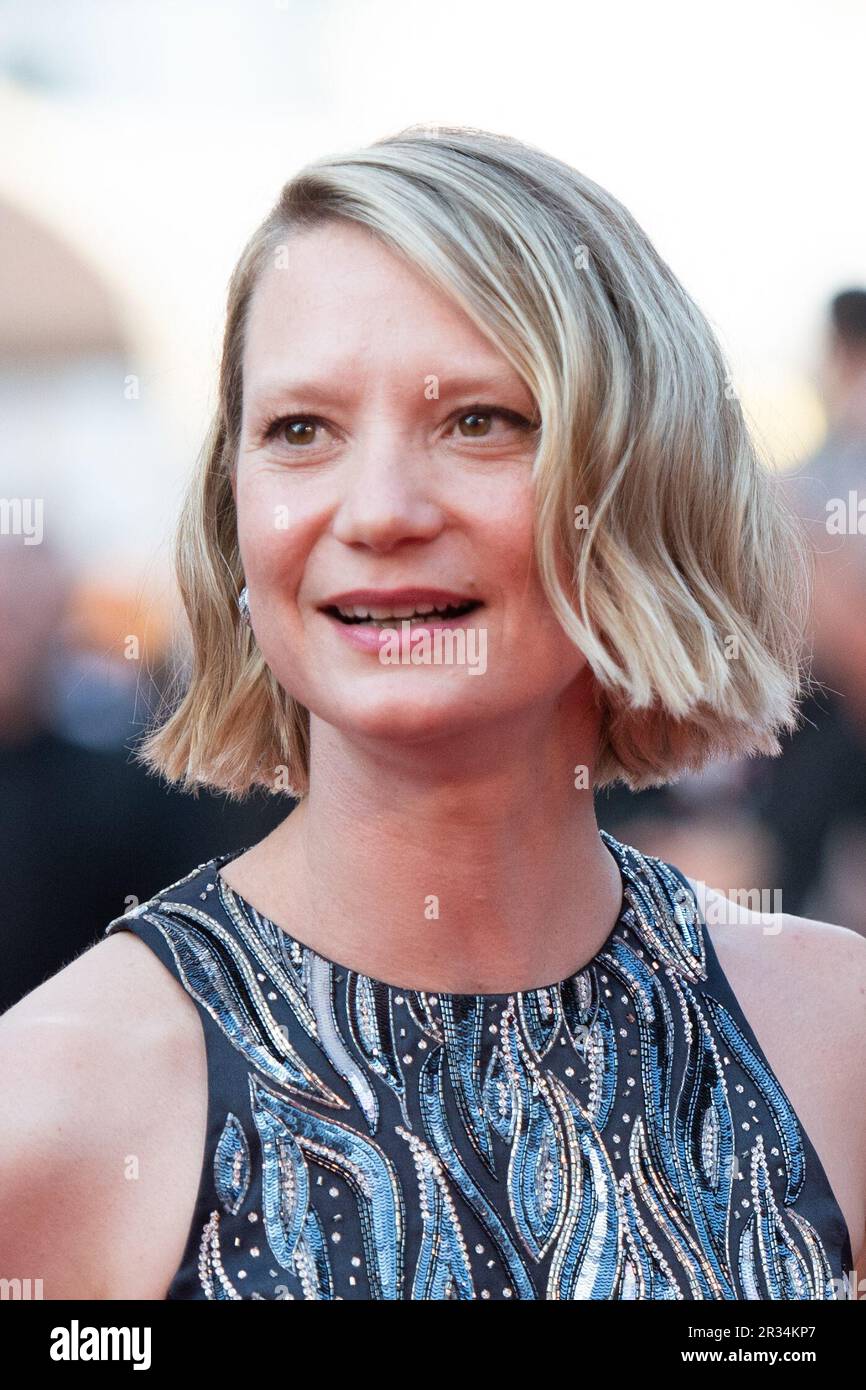 Cannes, Francia. 22nd maggio, 2023. Mia Wasikowska partecipa al Club Zero Premiere nel 76th al Festival del Cinema di Cannes, in Francia, il 22 maggio 2023. Foto di Aurore Marechal/ABACAPRESS.COM Credit: Abaca Press/Alamy Live News Foto Stock