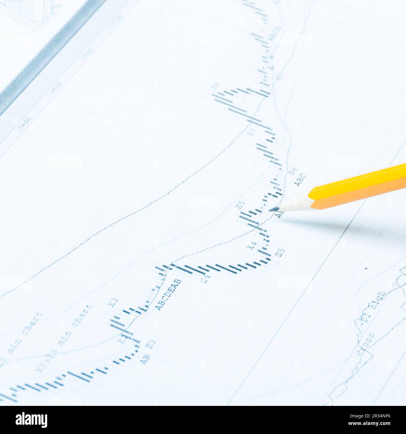 Analisi dei dati statistici Foto Stock