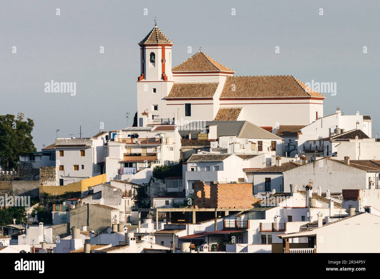 Alozaina fino ,provincia de Málaga, ,Sierra de las Nieves in Andalusia, Spagna. Foto Stock