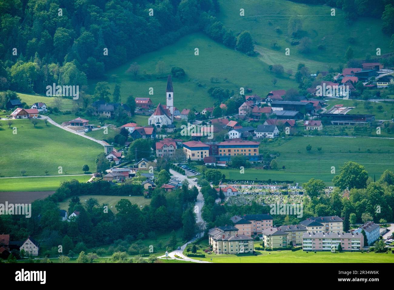 Adriach bei Frohnleiten . Steiermark . Österreich Foto Stock