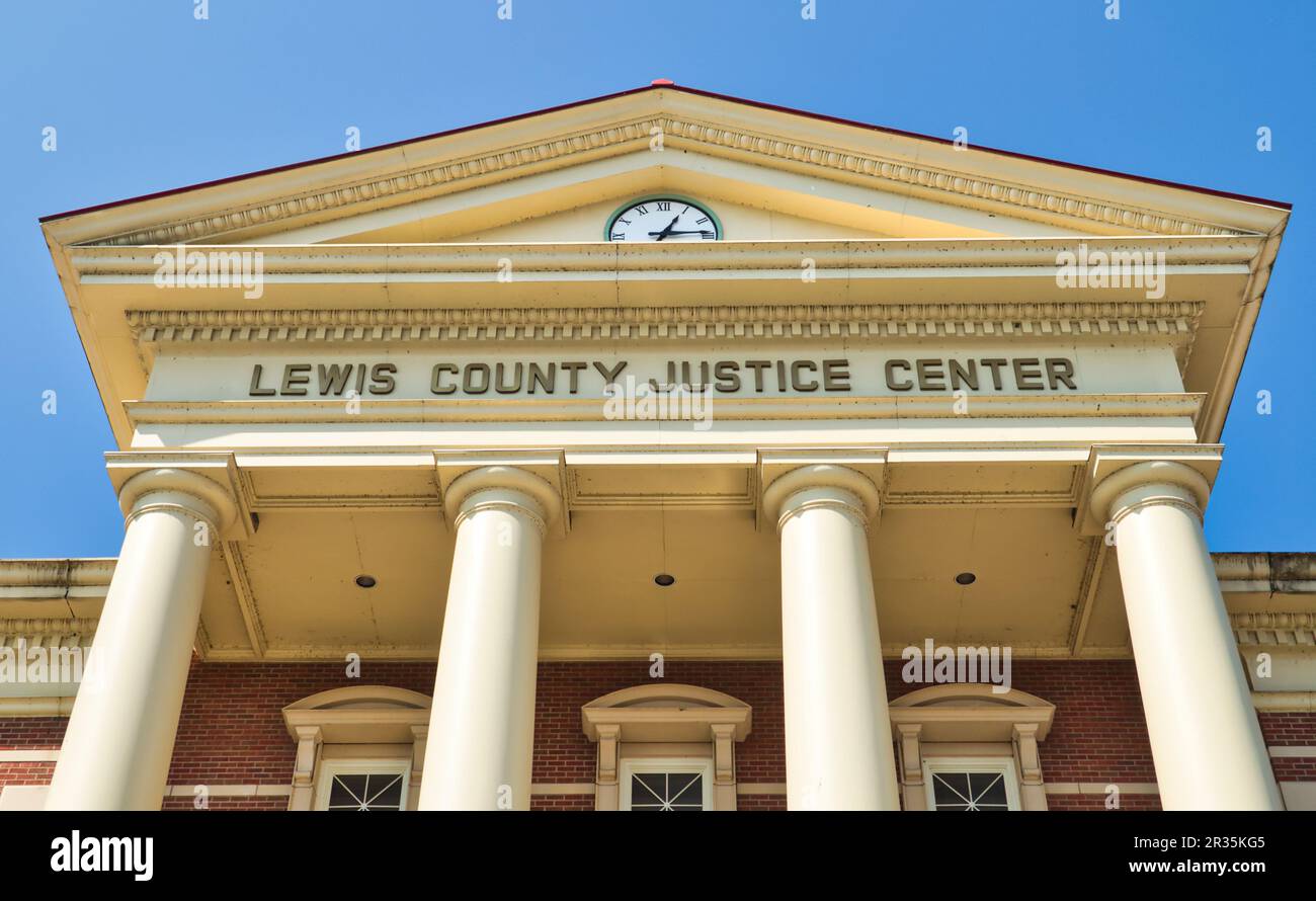 Lewis County Court House a Vanceburg, Kentucky 2023 Foto Stock