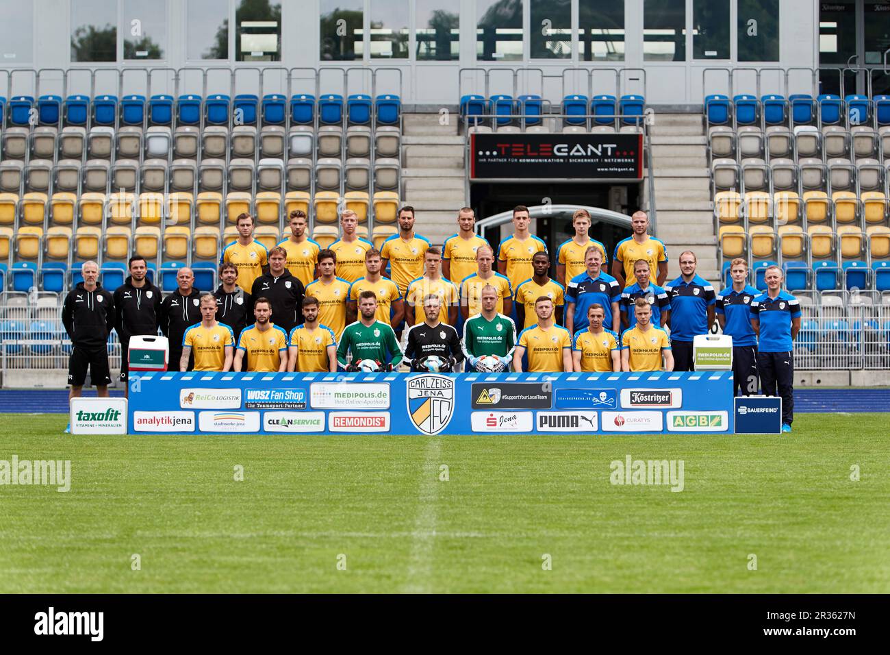 Team FC Carl Zeiss Jena Foto Stock