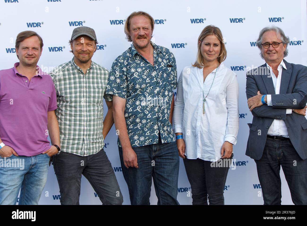 Prima all'aperto del nuovo film Heinz Strunk JÃ¼rgen - Heute wird gelebt. Foto Stock