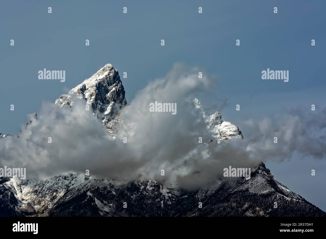 Grand Teton Mountain Range Foto Stock