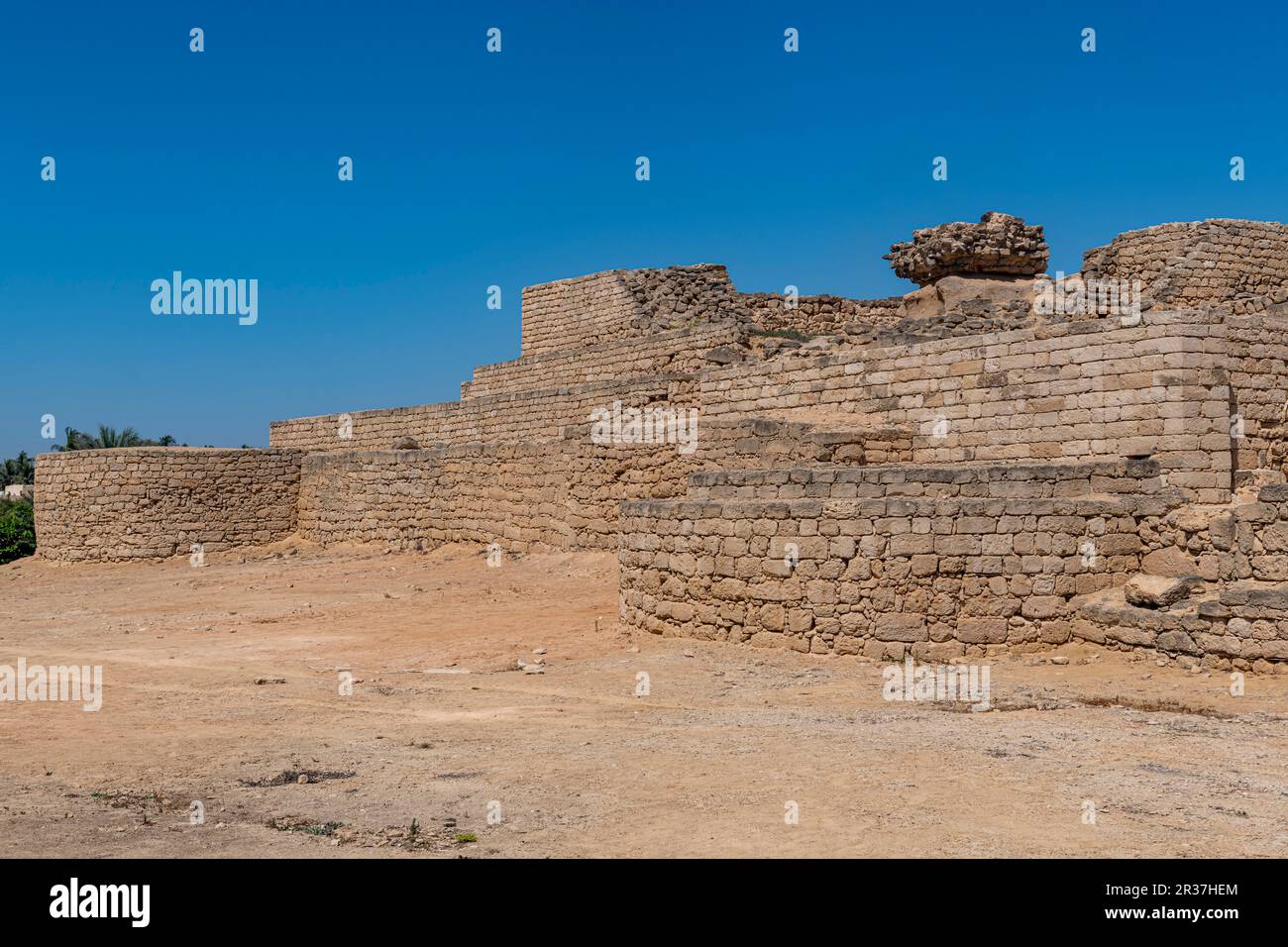 Sito UNESCO al-Baleed Parco Archeologico franco porto commerciale, Salalah, Oman Foto Stock