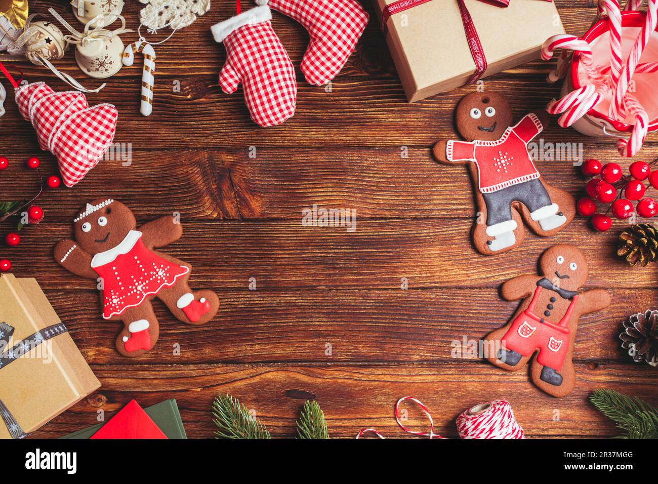 Preparazione per il Natale Foto Stock