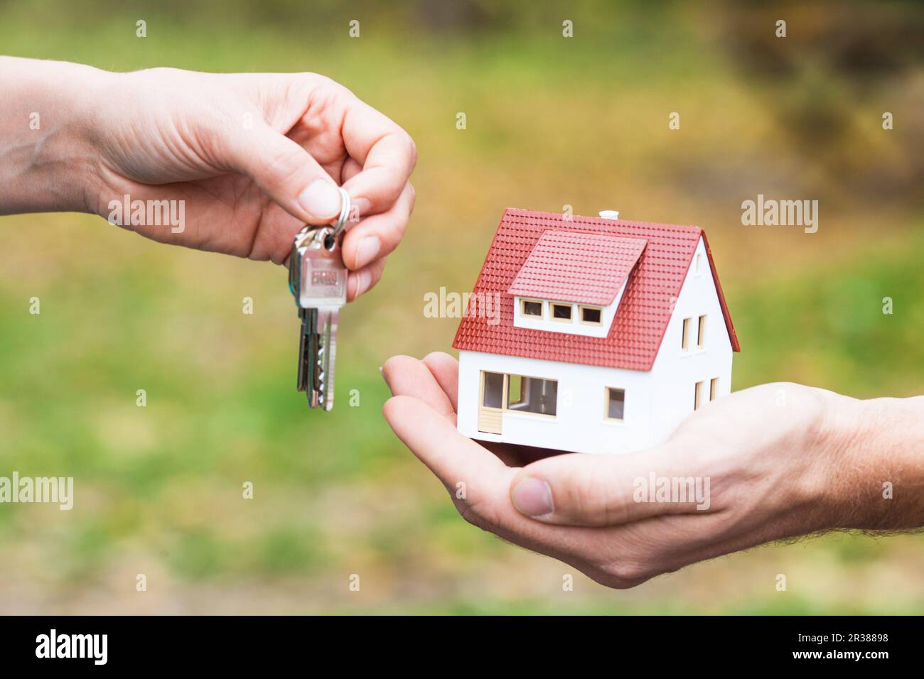 Home prestito per voi Foto Stock