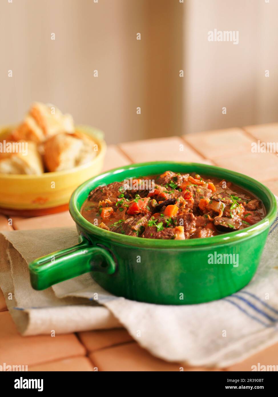 Boeuf en Daube (carne brasata della Provenza, Francia) Foto Stock