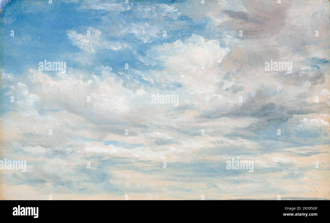 John Constable, nuvole, pittura prima del 1837 Foto Stock
