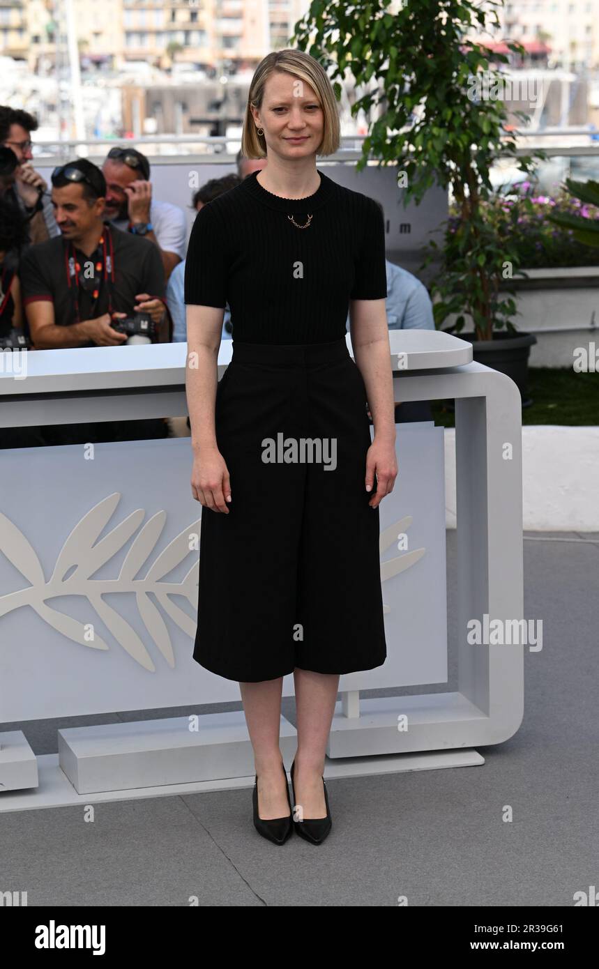 Mia Wasikowska partecipa alla fotocellula del Club Zero, durante il Festival del Cinema di Cannes 76th a Cannes, in Francia. Data immagine: Martedì 23 maggio 2023. Il credito fotografico dovrebbe essere: Doug Peters/PA Wire Foto Stock