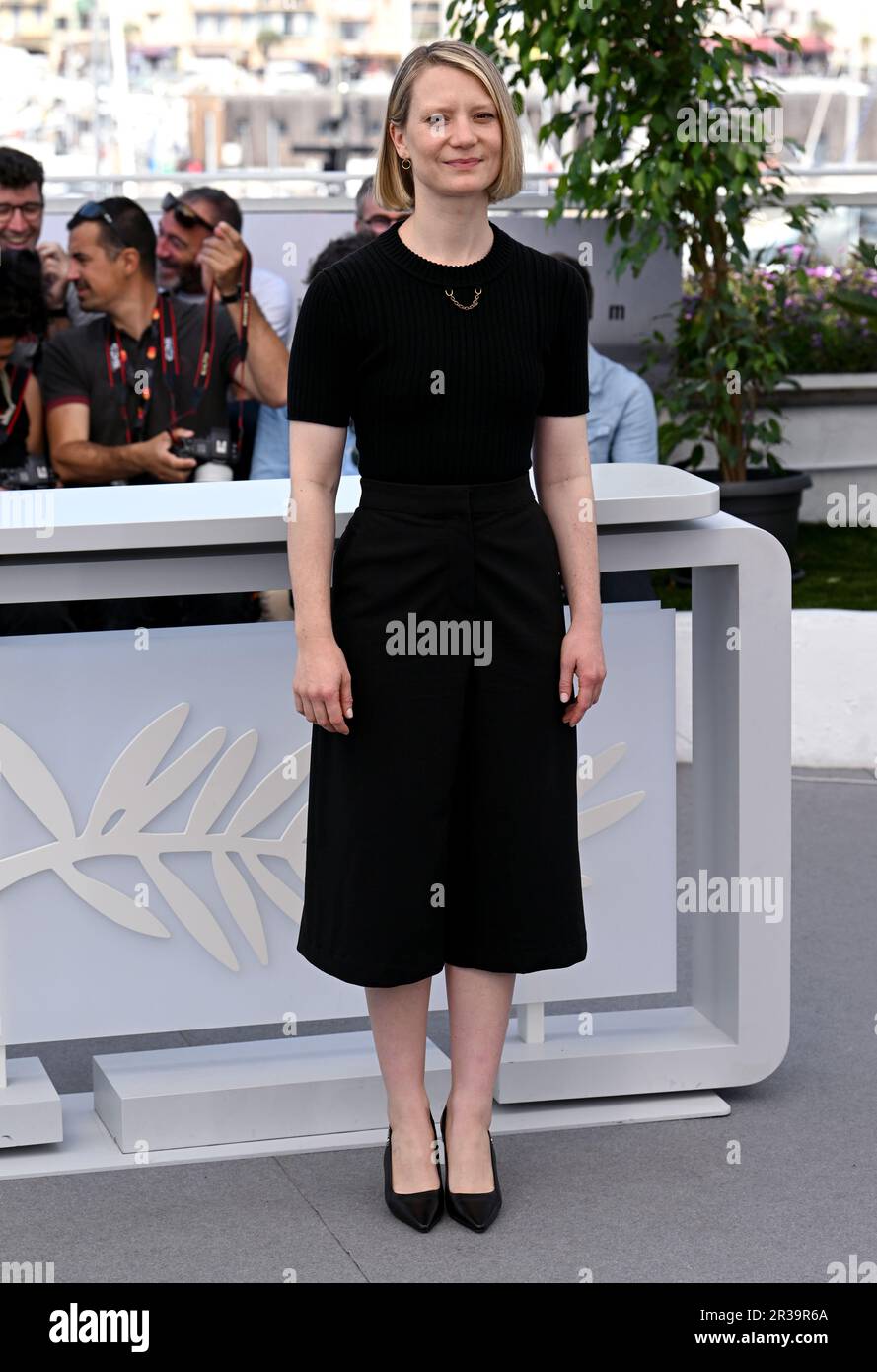 Cannes, Francia. 23rd maggio, 2023. Cannes, Francia. 23rd maggio 2023 mia Wasikowska alla fotocall per il Club Zero, parte del Festival del Cinema di Cannes 76th, Palais des Festival. Credit: Doug Peters/Alamy Live News Foto Stock