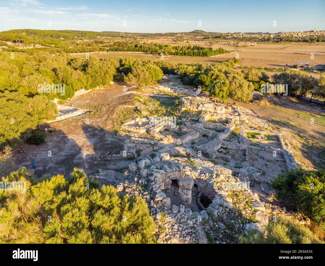 Son Fornés, sito archeologico di epoca preistorica, Montuiri, Maiorca, Spagna. Foto Stock