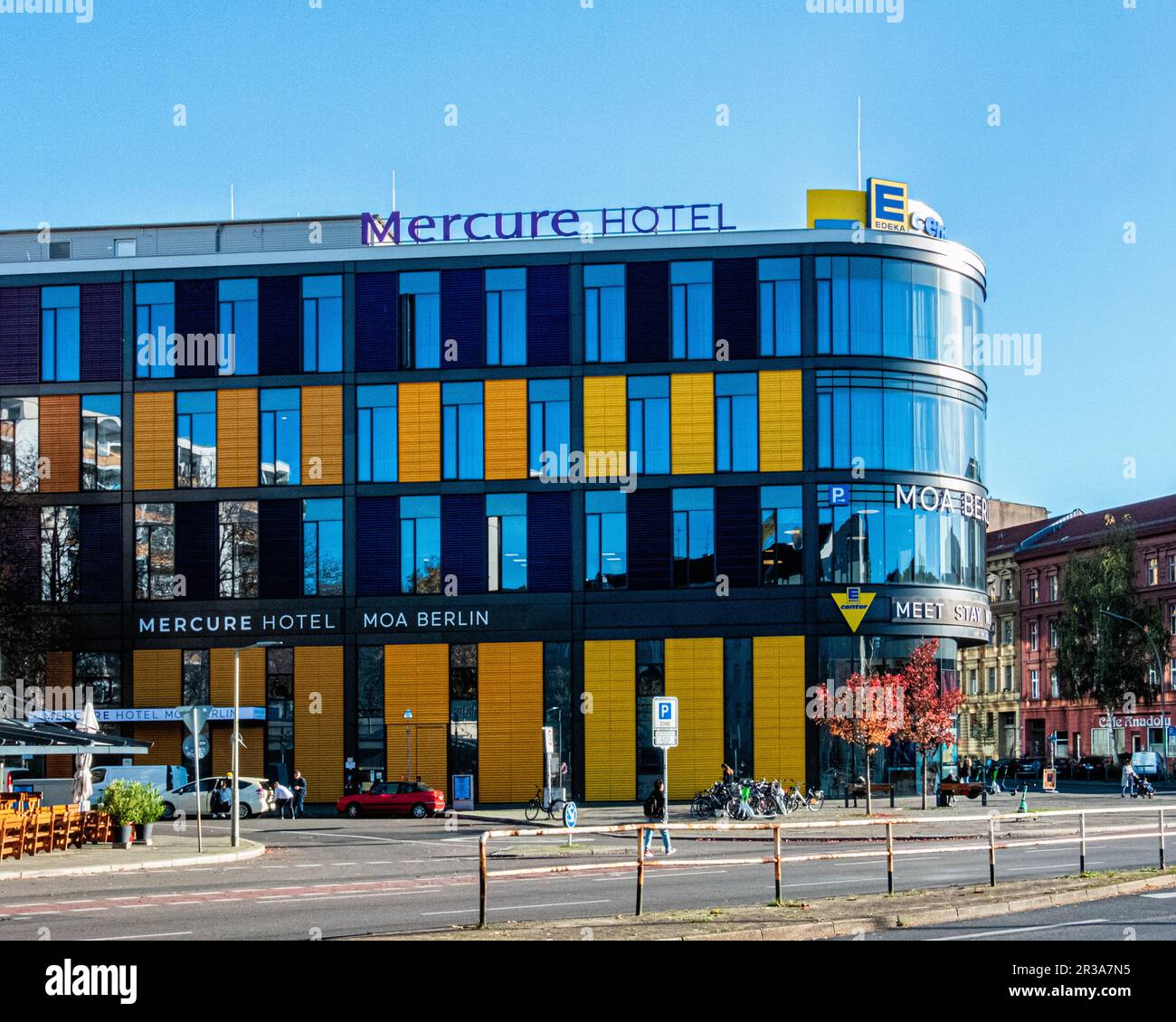 Mercure Hotel Moa Berlin, e-Centre, Stephanstraße 41, Moabit-Mitte, Berlino, Germania Foto Stock