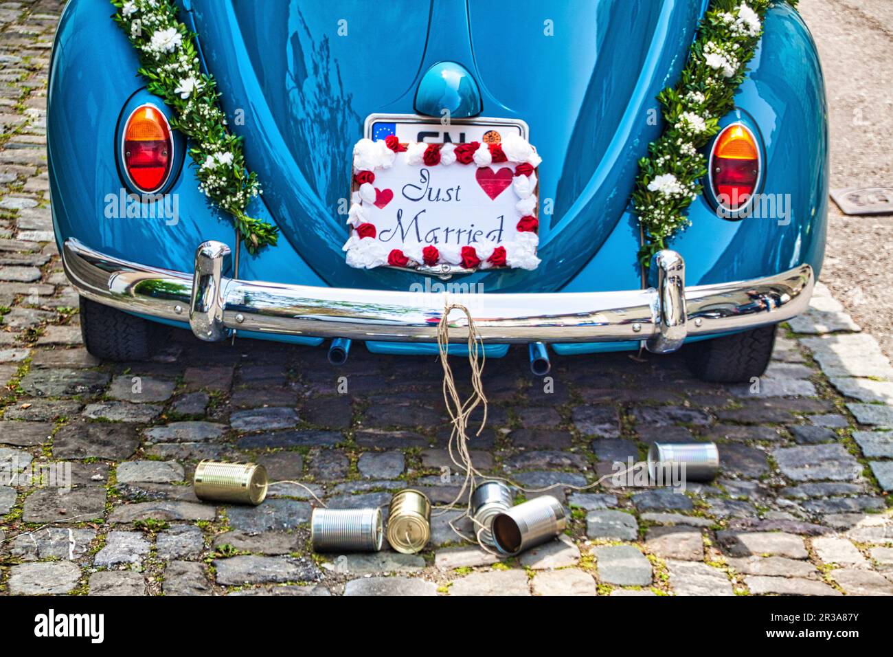 Just Married Foto Stock
