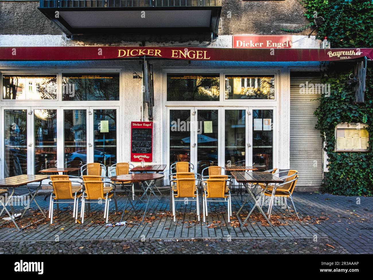 Dicker Engel, ristorante tedesco tradizionale, Birkenstr. 44, Moabit-Mitte, Berlino, Germania Foto Stock