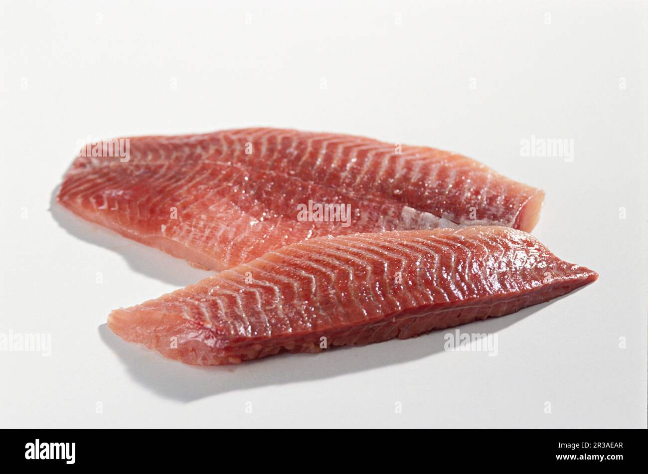 Due filetti di pesce Foto Stock