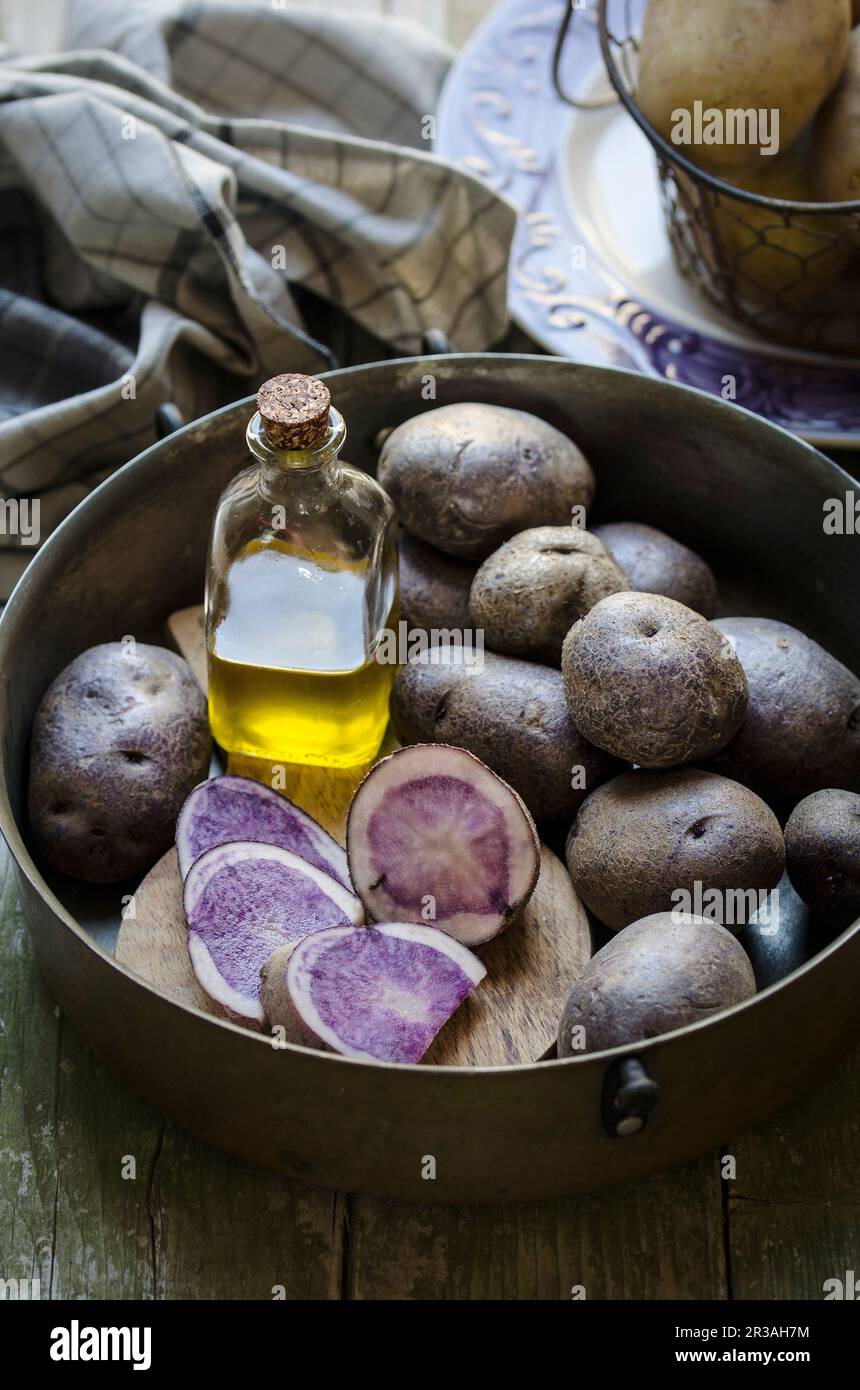 Patate viola Foto Stock
