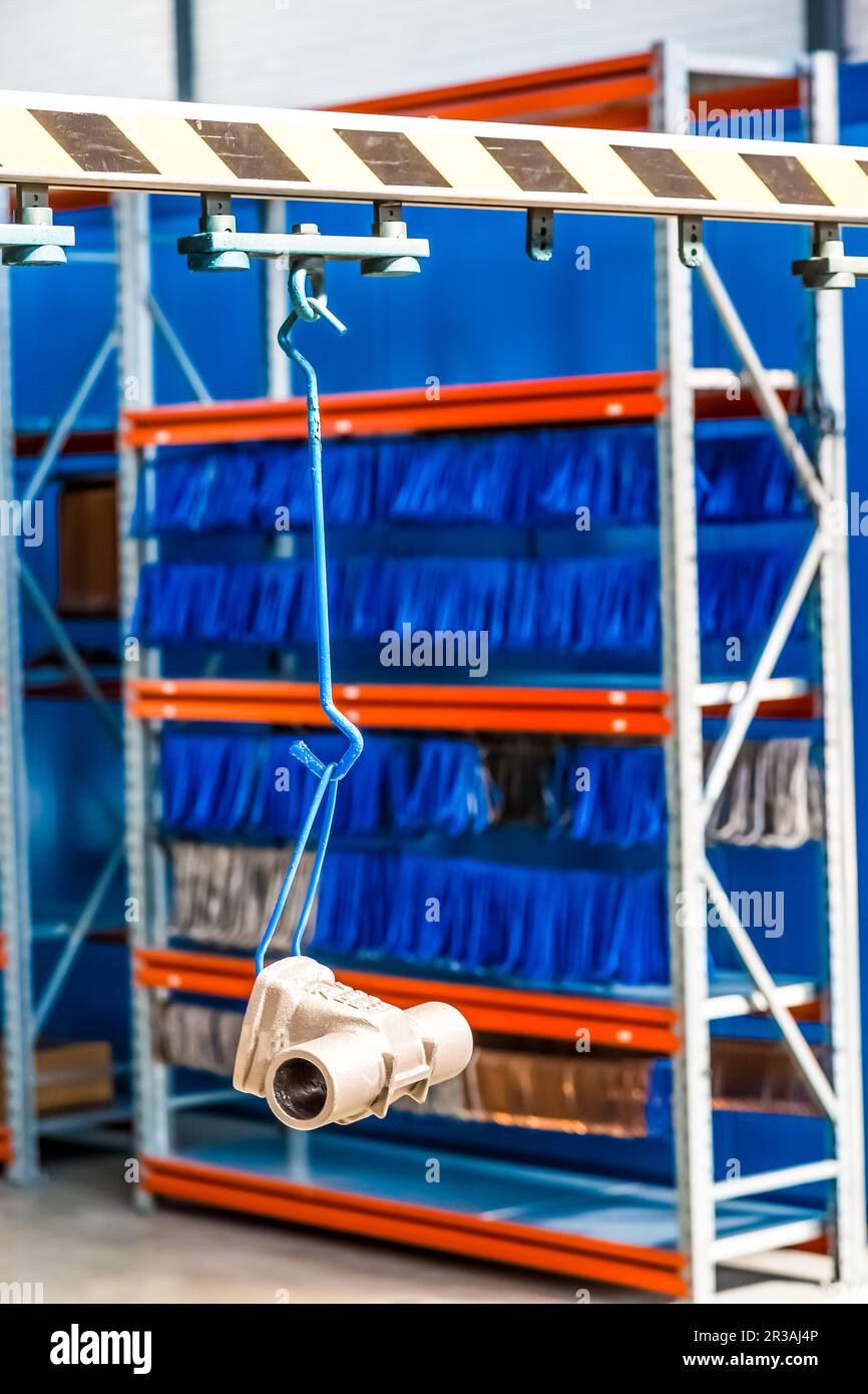 Stabilimento di verniciatura di produzione e assemblaggio Foto Stock
