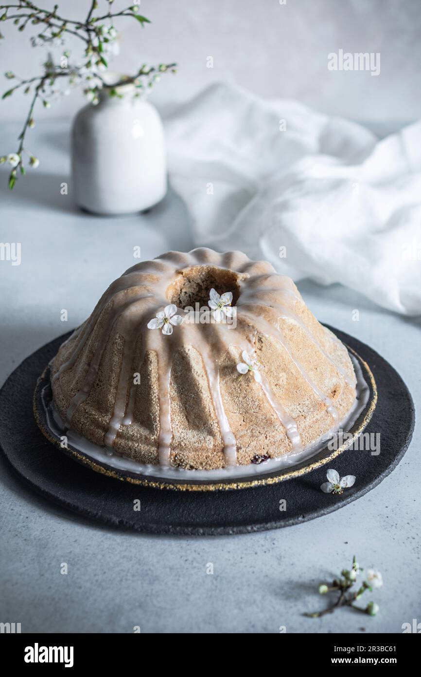 Babka vegana e senza glutine per torte di lievito Foto Stock