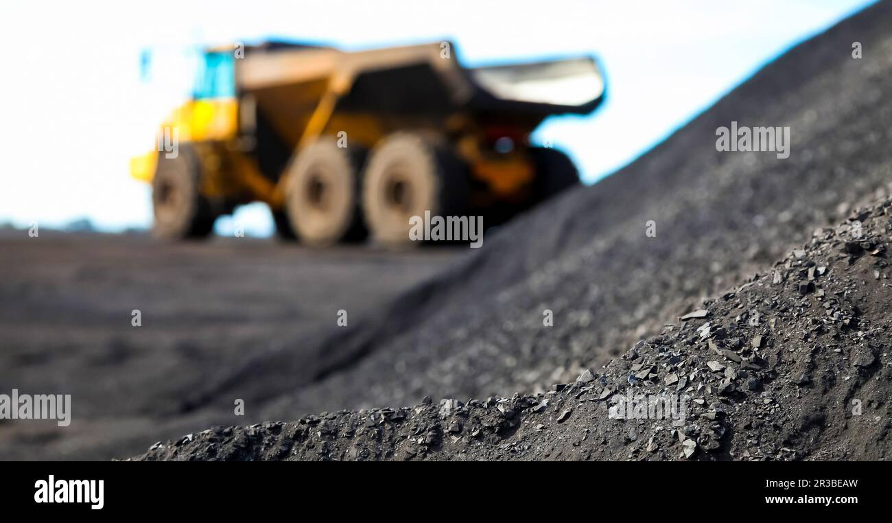 Estrazione e lavorazione del manganese in Sudafrica Foto Stock