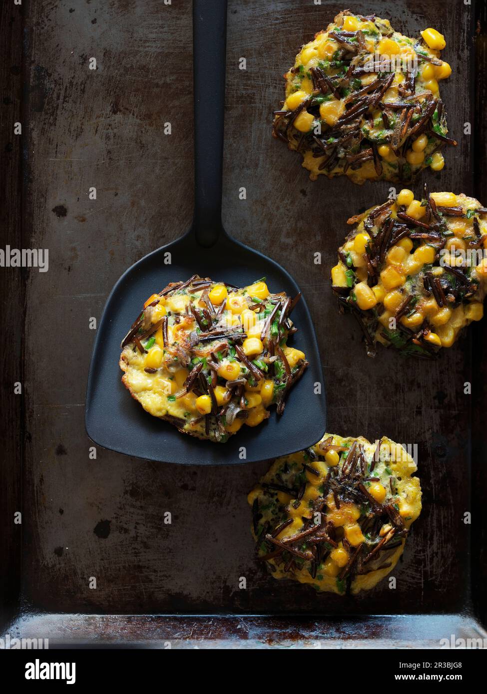 Polpette di mais Foto Stock