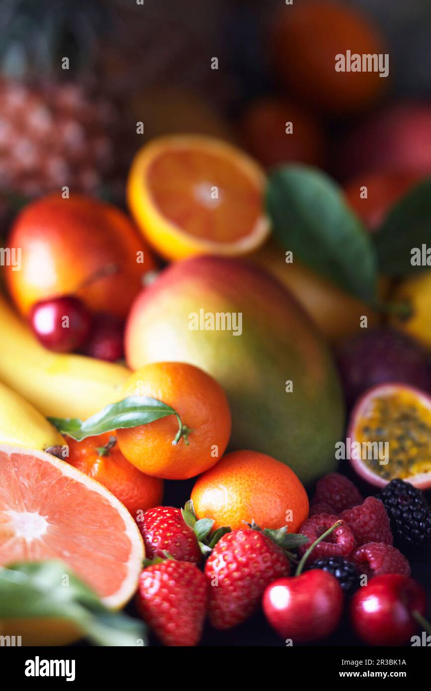 Vita Stlli con frutta Foto Stock