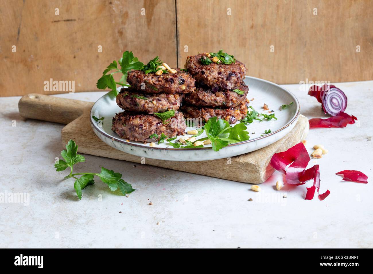 Paties di fagiolo del rene Foto Stock